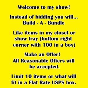 Build-A-Bundle Posh Shows